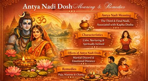 Know Antya Nadi Dosh Meaning, Role, Effects, and Ideal Remedies