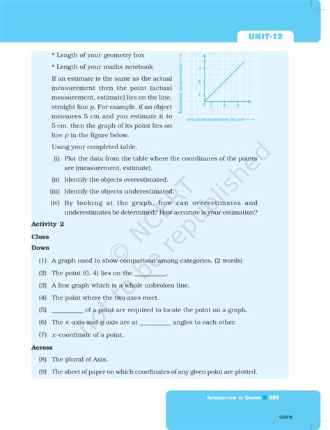NCERT Exemplar Class 8 Maths Chapter 12 - Introduction to Graphs