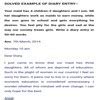 samplen examples of diary entry class 6 - Brainly.in