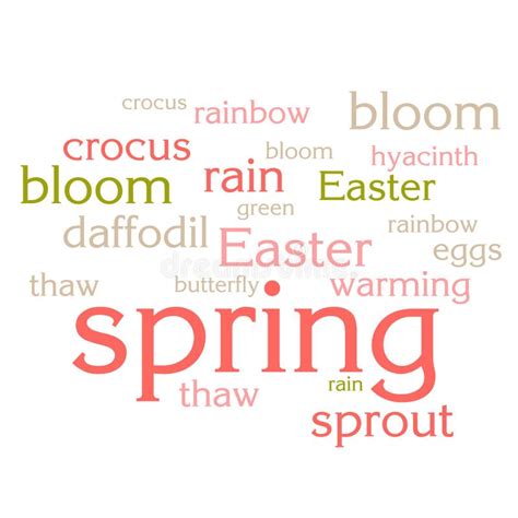 Image result for Spring Words