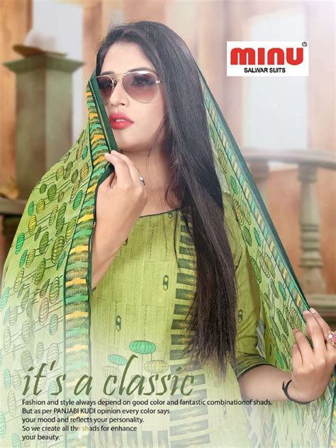 Minu PRAGATI Premium Cotton Printed Dress Material Catalog, Pack Of 12 Pcs