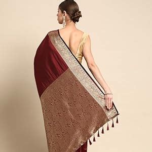 Buy vastranand Women's Kanjeevaram Zari Woven Design Border Banarasi ...