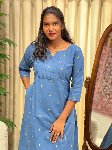 Thread Woven Cotton Kurta Set | MSN144 – Aham Designer Boutique