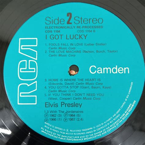 Buy Elvis Presley - I Got Lucky | Musiccircle – MusicCircle