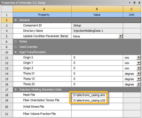 1.3. Import and Map the Fiber Orientation Tensor in Mechanical