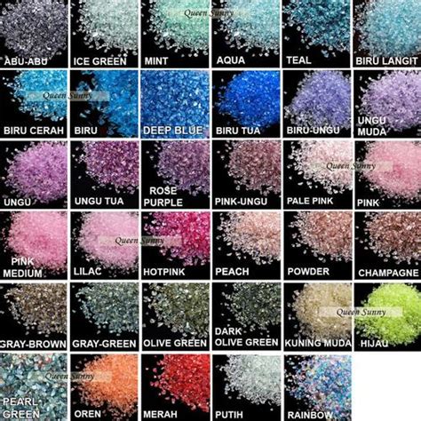 Jual Topping Batu Pecah Bening Transparan Kristal Stone Flakes Isi ...