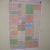 Maths Formulas Chart | 55 x 90 cm | LAMINATED : Vidya Chitr Prakashan ...