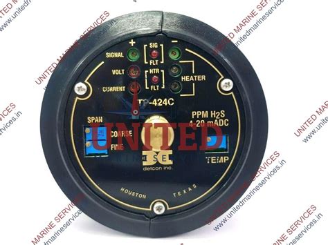 DETCON PLUG-IN TRANSMITTER MODULE TP-424C PPM H2S 924-015400-100 ...
