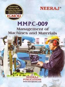 MMPC-009 Management of Machines and Materials (MBA) - MMPC-009 ...