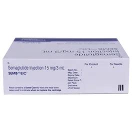 Sembolic 15 mg Cartridge Injection 3 ml | Uses, Side Effects, Price ...