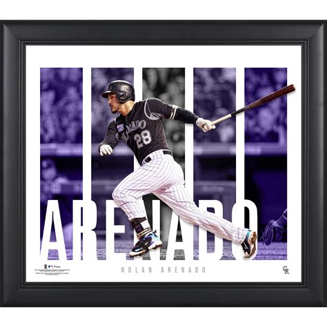 Colorado Rockies Nolan Arenado Fanatics Authentic Framed 15'' x 17 ...