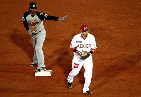 Mexico v/s Venezuela during the match of the Caribbean Series in ...