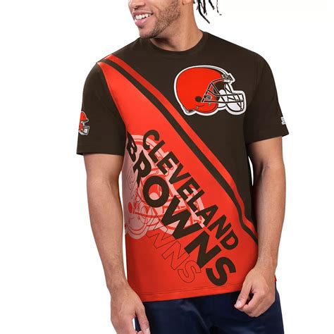 Men's Starter Brown/Orange Cleveland Browns Finish Line Extreme Graphic ...