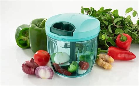 Zexer Mini Manual Vegetable Chopper- Portable Food Processor for ...