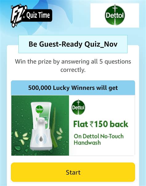 Amazon Dettol Products Flat ₹150 Cashback | Amazon Dettol Be Guest ...