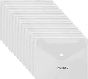 Shining Zon Envelope Design File Folder Clear Holder Storage Case for ...