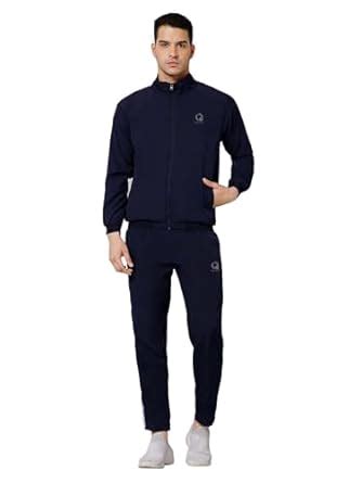 Buy Base Zero Men's Navy Blue Tracksuit for Sports & Training at Amazon.in