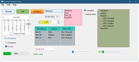 Image result for AutoIt GUI Elements