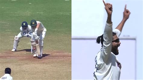 [Watch] Ravindra Jadeja traps Marnus Labuschagne plumb in front of his ...