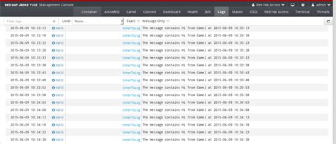 Chapter 11. Logs Page | Management Console User Guide | Red Hat AMQ | 6 ...