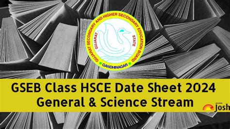 GSEB HSC Date Sheet 2024: Download Gujarat 12th Arts, Science, Commerce ...