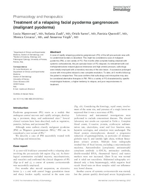 Image result for Pyoderma Gangrenosum Treatment Algorithm