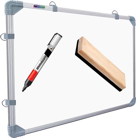 Eduway 1.5x2 Feet Kunj Non-Magnetic Double-Sided White Board and ...