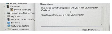 HP Consumer and Commercial Laptops - Error Code 10 or 14 Occurs in ...