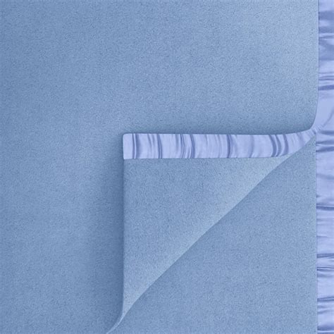 Buy PORTICO Unwind Blue Solid Cotton Double Blanket - 220x254cm from ...