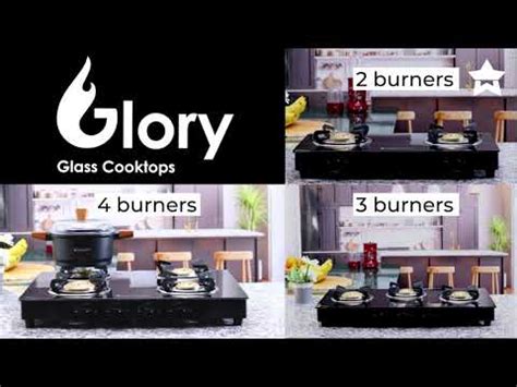 Glory 2 Burner Glass Cooktop, Manual Ignition Gas Stove – Wonderchef India