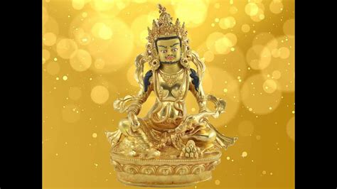 黄财神Dzambhala(Jambhala) God of Wealth Mantra: Om Dzambhala Jalendraye ...