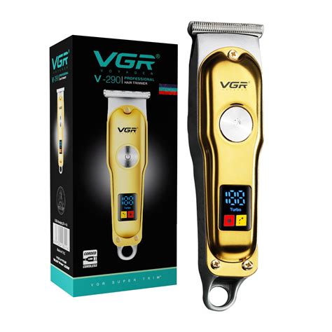 VGR V-290 Professional Hair Clipper with LED Display Runtime: 120 min ...