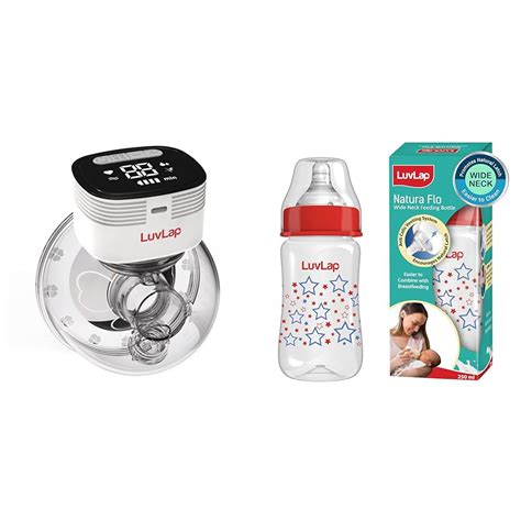 Buy LuvLap Hands Free Wearable Electric Breast Pump for Breast Feeding ...