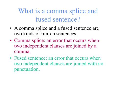Image result for Comma Splice Error Examples