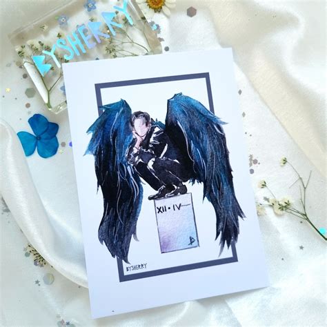 Buy BTS Black Swan Postcards/prints Matte A6 Art Print Online in India ...