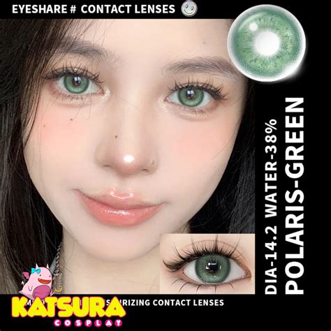 Lentes de Contacto Polaris Verde - Katsura Cosplay
