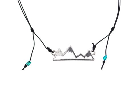 Mountain Necklace. Mountain Pendant. Rock Climbing Gifts. Rock Climbing ...