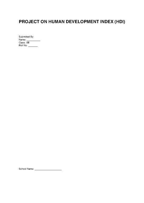 Class 11 Human Development Index Project Economics 的图像结果