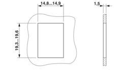 RJ45 coupling - VS-08-BU-RJ45/BU - 1689064 | Phoenix Contact