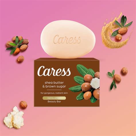Caress Shea Butter & Brown Sugar Beauty Bar Soap - Shop Hand & bar soap ...