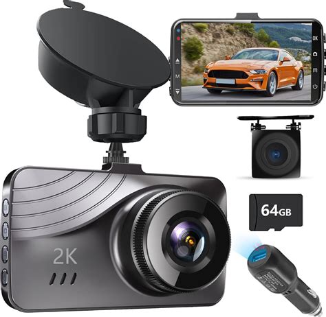 Amazon.com: SUVCON 4K Dash Cam Front and Rear, Dual Dash Camera for ...