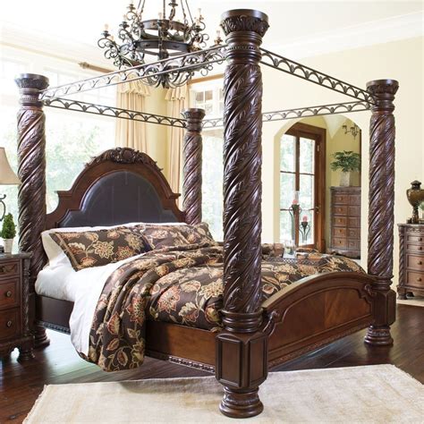 North Shore Canopy Bedroom Set Millennium, 6 Reviews | Furniture Cart