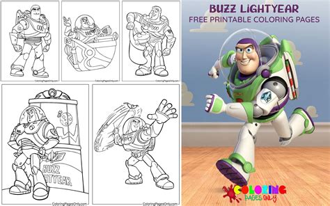 Woody And Buzz Lightyear Coloring Pages