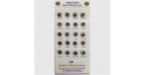 Lions Clubs International Board of Directors Pin