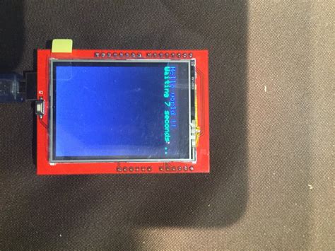 Arduino TFT Code 的图像结果