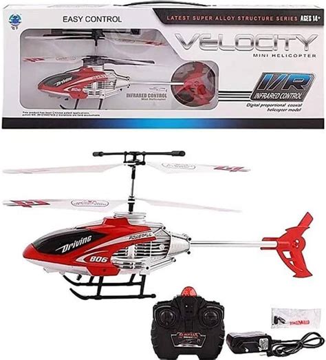 MITTI CASTLE Remote Control Flying Helicopter Toy with Charger and ...