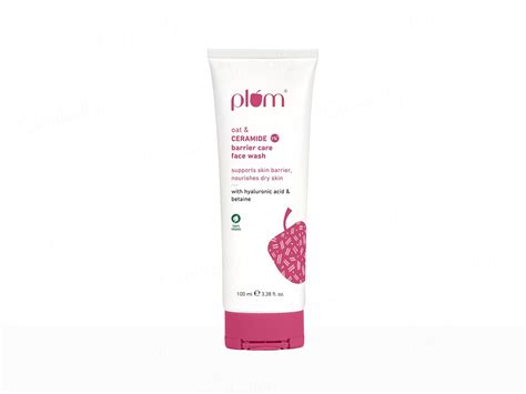 Buy Plum Oat & 1% Ceramide Barrier Care Face Wash With Hyaluronic Acid ...