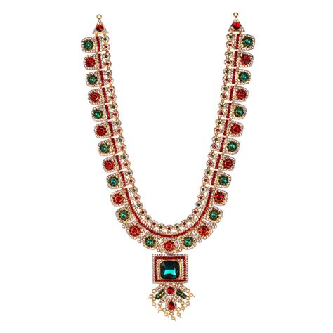 Giri - Stone Haram Set | Deity Jewellery | Stone Haram Set — Giri ...