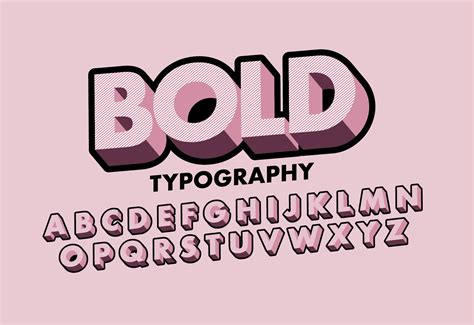 bold typography design vector, an Illustration by lyeyee