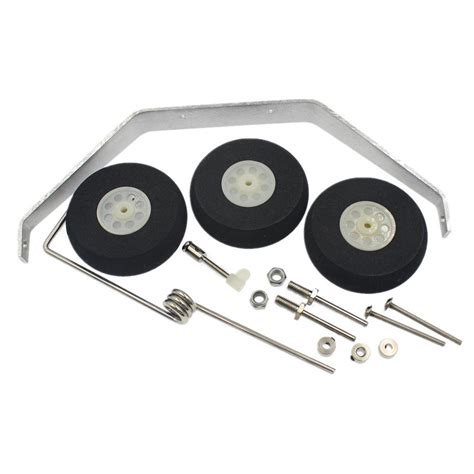 Buy 1 Set Aluminum Main Landing Gear Wheel Kit RC Airplane Cessna 182 ...